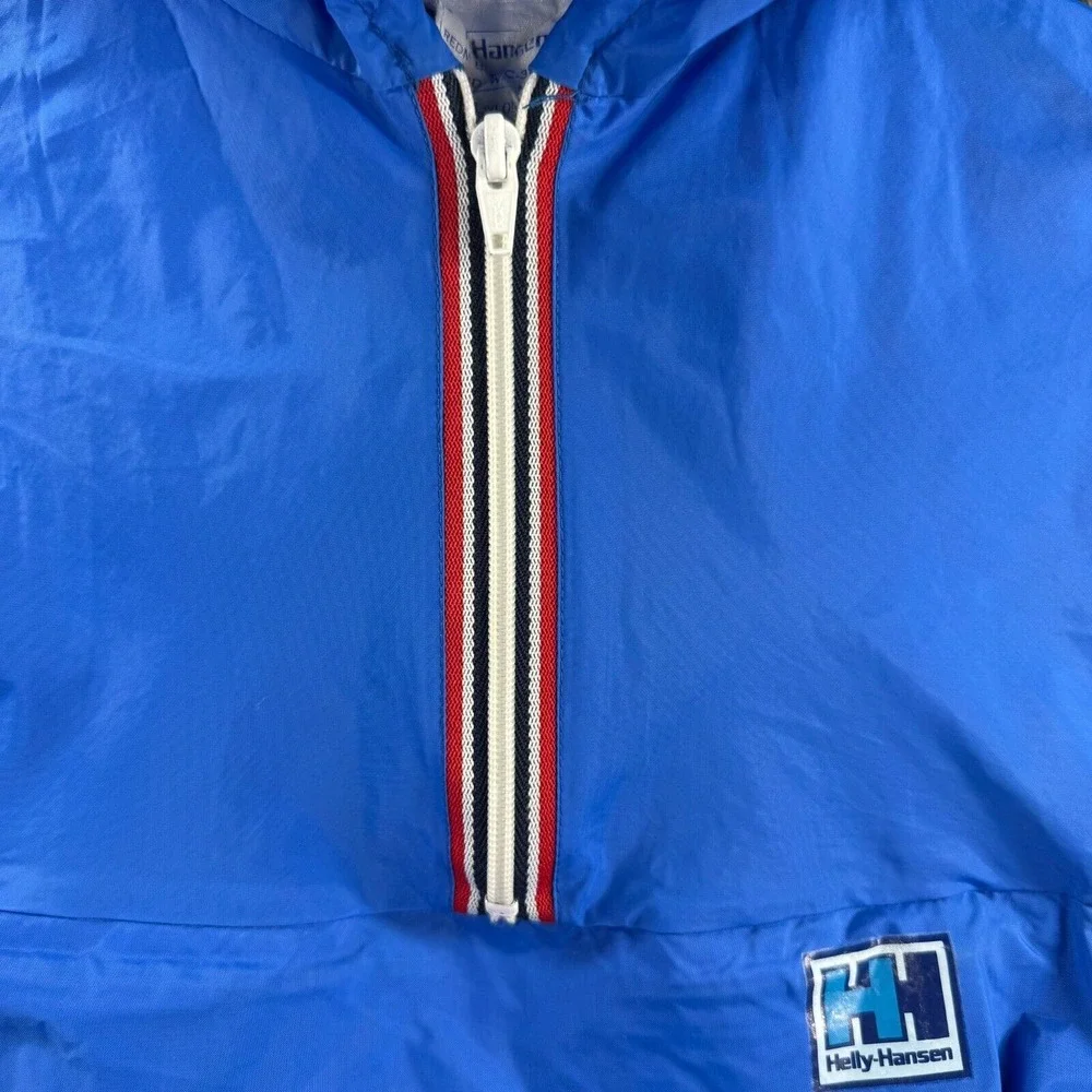 Helly Hansen Jacket Youth 10-12 Vintage Windbreaker Rain Coat Anorak‎ Pullover